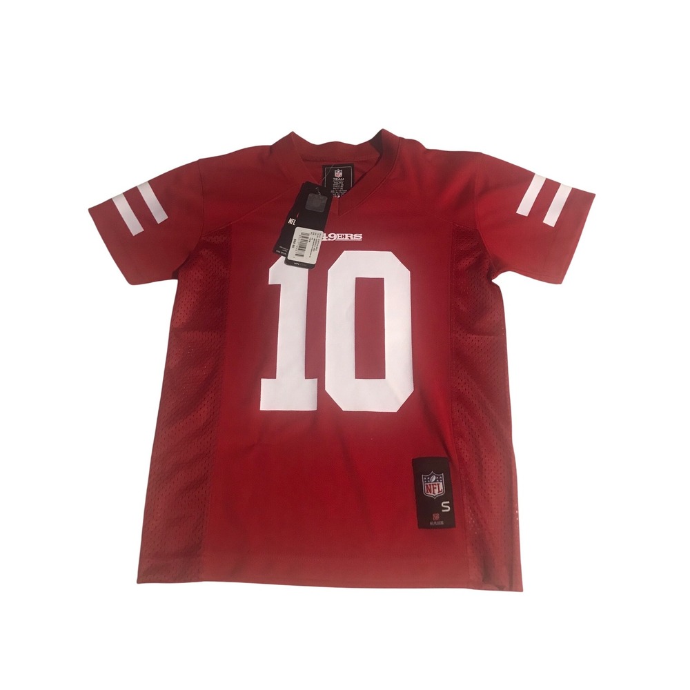 NFL Team Apparel Youth Small‎ San Francisco 49ers Garoppolo 10  Jersey Red NWT